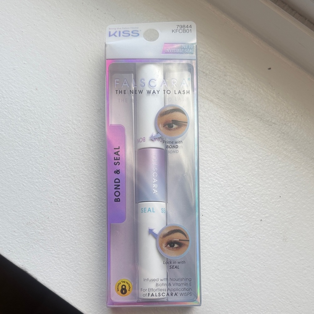 Kiss Falscara Bond & Seal Lash Kit - Purple and White